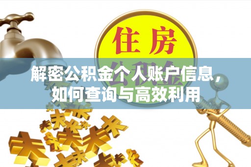 石拐解密公积金个人账户信息，如何查询与高效利用