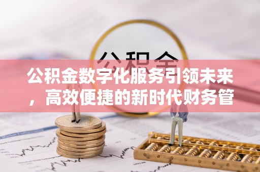 石拐公积金数字化服务引领未来，高效便捷的新时代财务管理