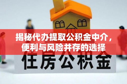 石拐揭秘代办提取公积金中介，便利与风险并存的选择
