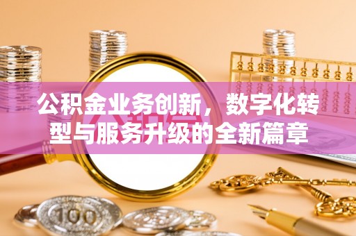 石拐公积金业务创新，数字化转型与服务升级的全新篇章