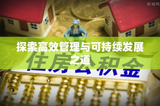 石拐探索高效管理与可持续发展之道