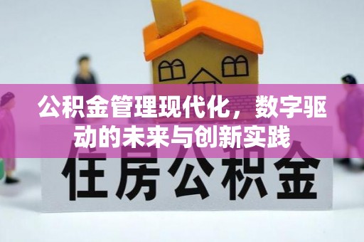 石拐公积金管理现代化，数字驱动的未来与创新实践