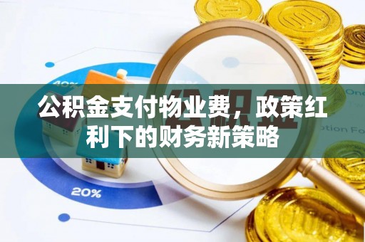石拐公积金支付物业费，政策红利下的财务新策略