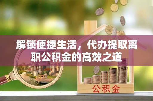 石拐解锁便捷生活，代办提取离职公积金的高效之道