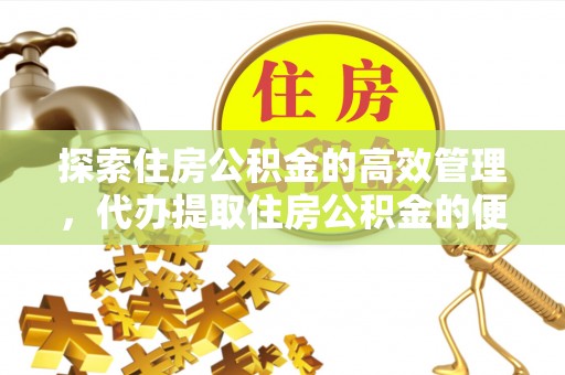 石拐探索住房公积金的高效管理，代办提取住房公积金的便利与注意事项